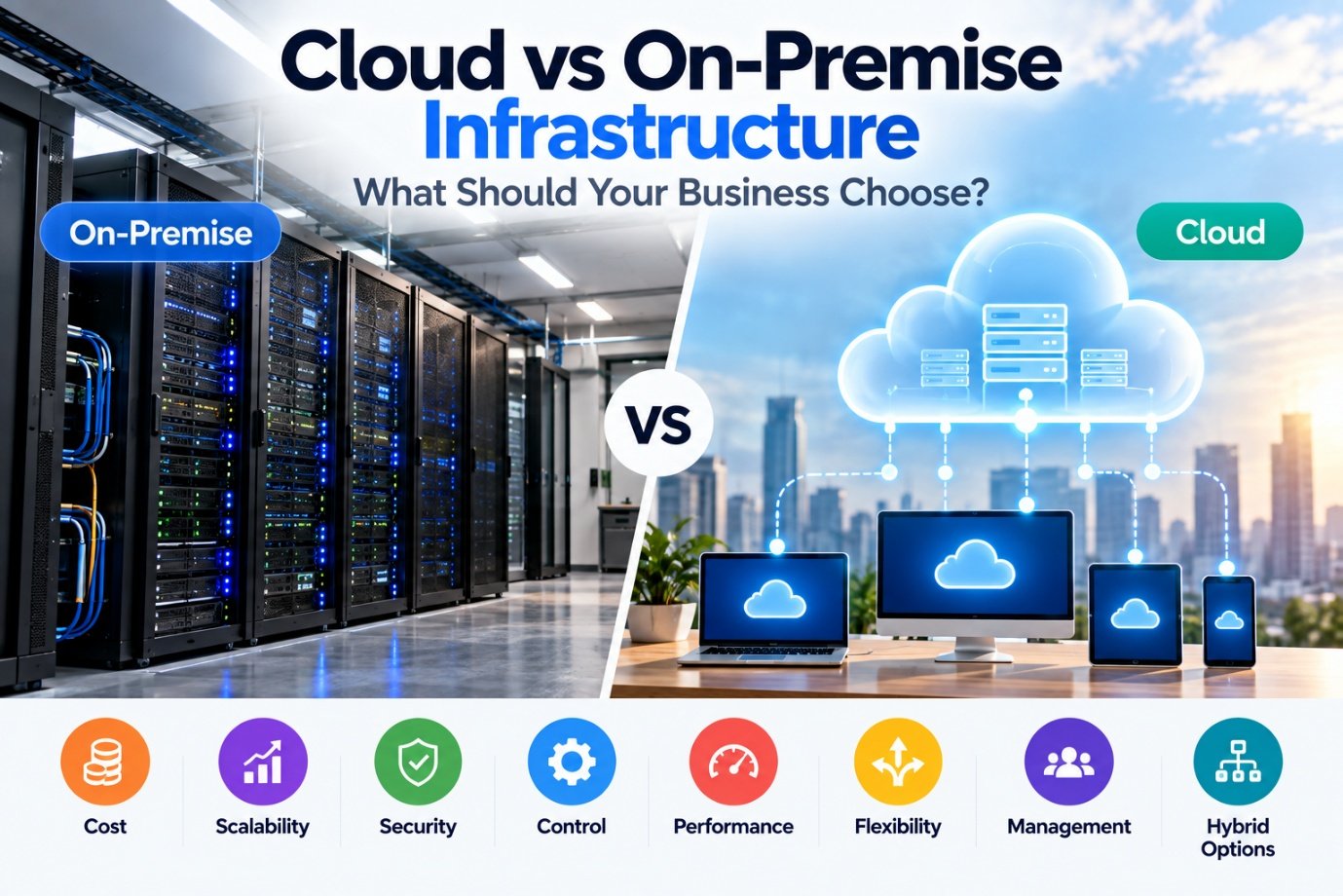 Cloud vs On-Premise Infrastructure: What Should Your Business Choose? — TRUIX Technologies LLP