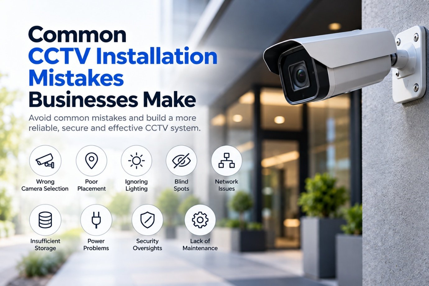 Common CCTV Installation Mistakes Businesses Make — TRUIX Technologies LLP