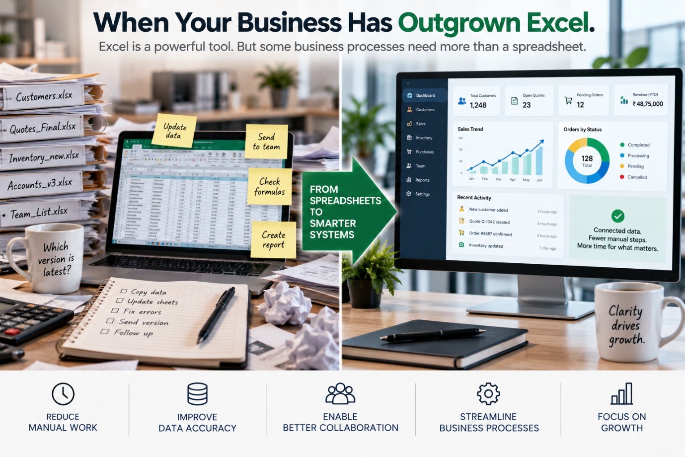 When Your Business Has Outgrown Excel — TRUIX Technologies LLP
